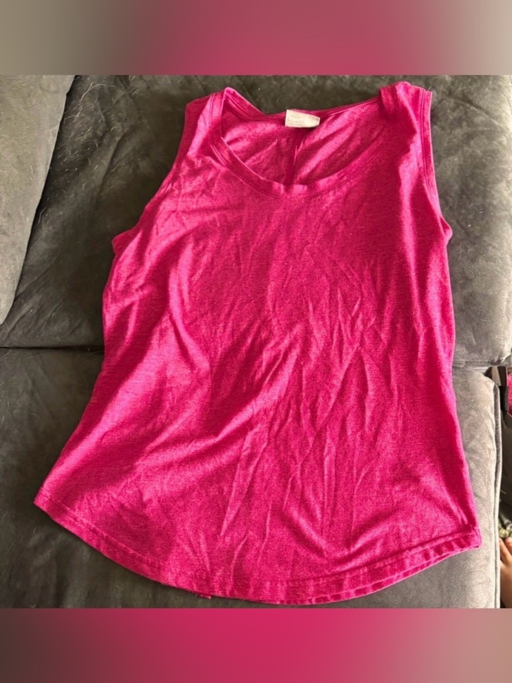 Columbia Thistle Ridge Tank Top in Fuchsia Heather Colour Size Medium